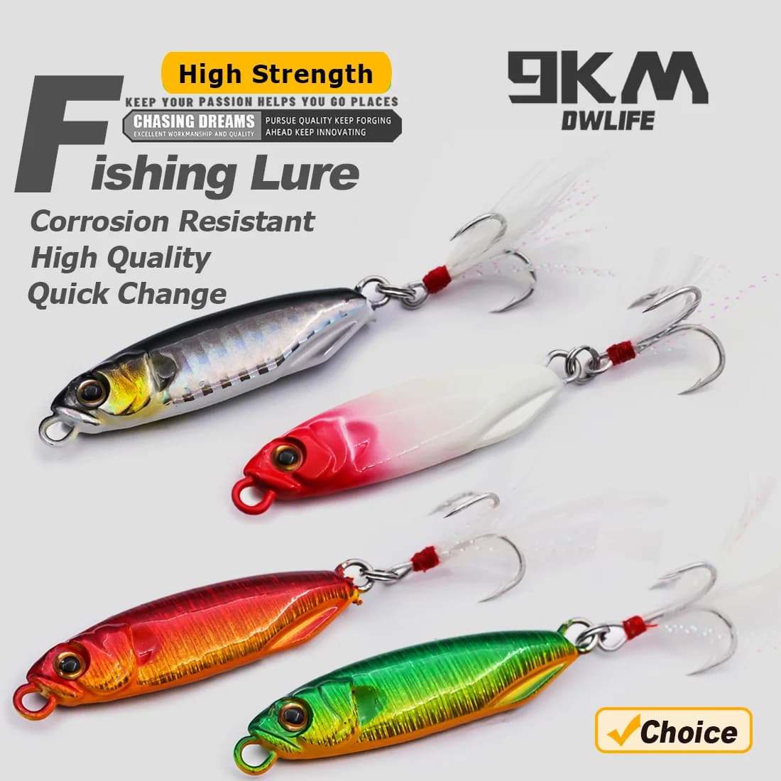Zoutwater jigkunstaas, 20-37,5g