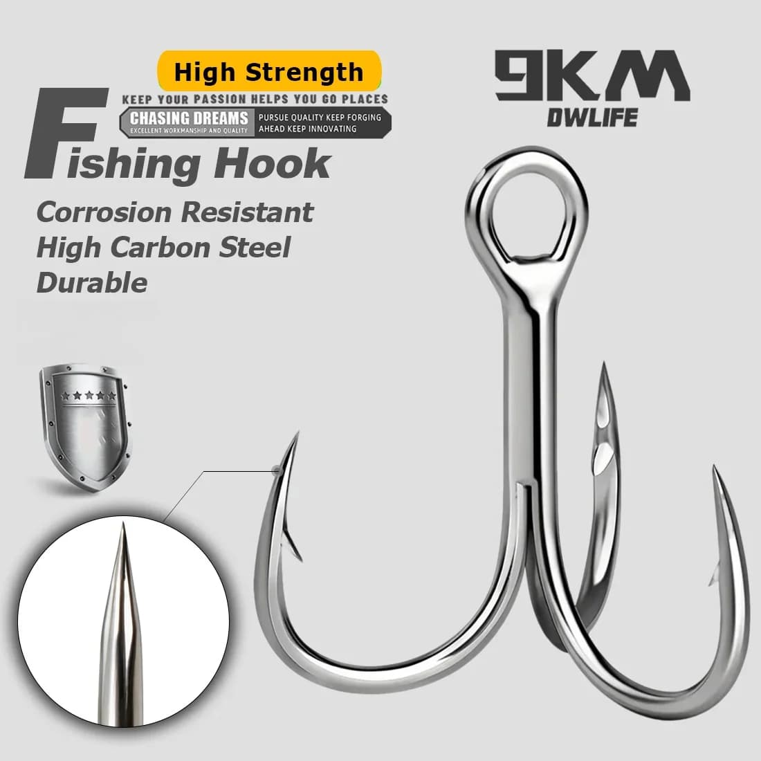 Sterke zoutwater dreggen voor harde lures