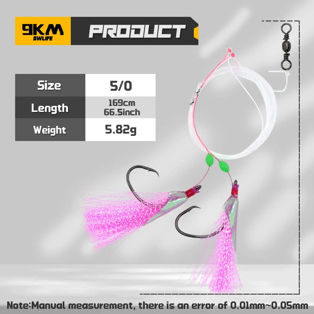 Glow Bead Bodemvis Rig met Cirkelhaken