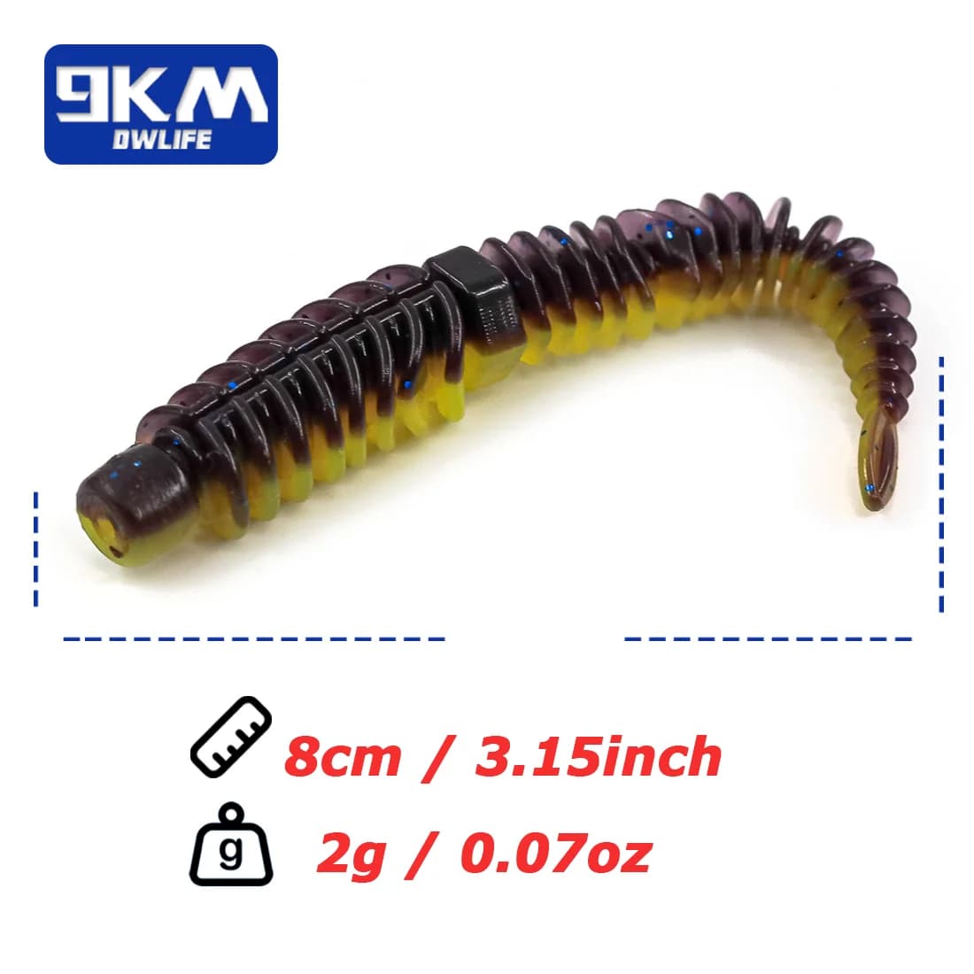 Zachte kunststof swimbaits voor forel- en baarsjigging