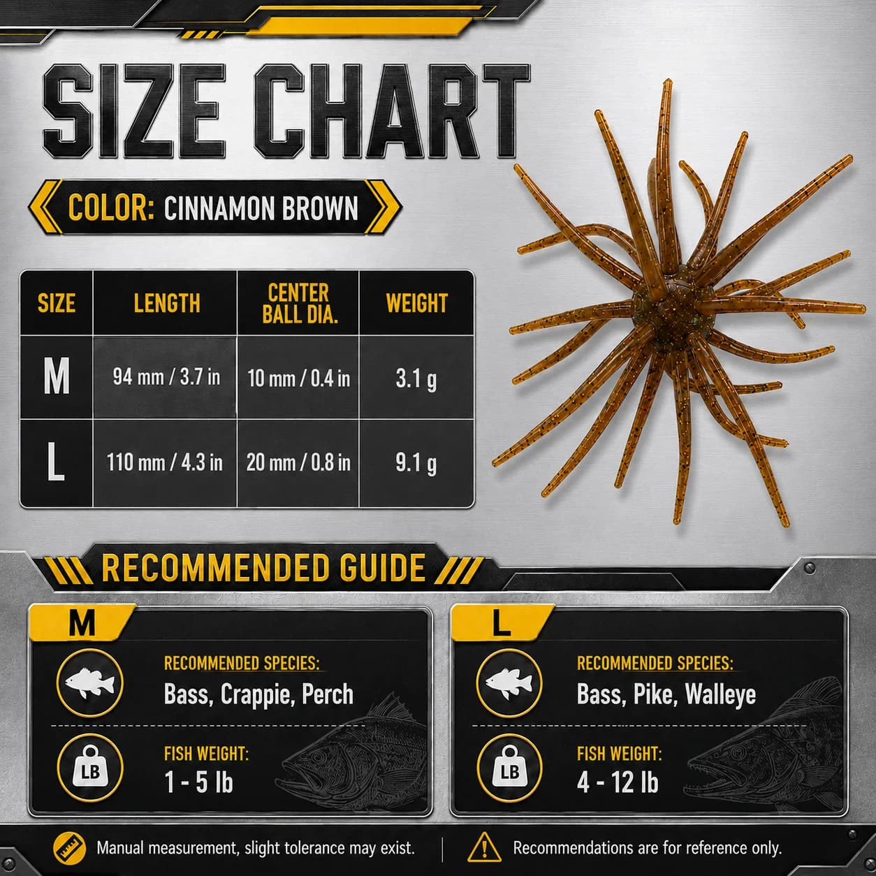 Zee-egel Zachte Plastics Creature Baits voor Bass