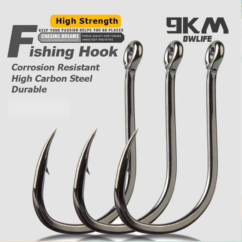 Ringoog Octopus J-haken, 50 stuks