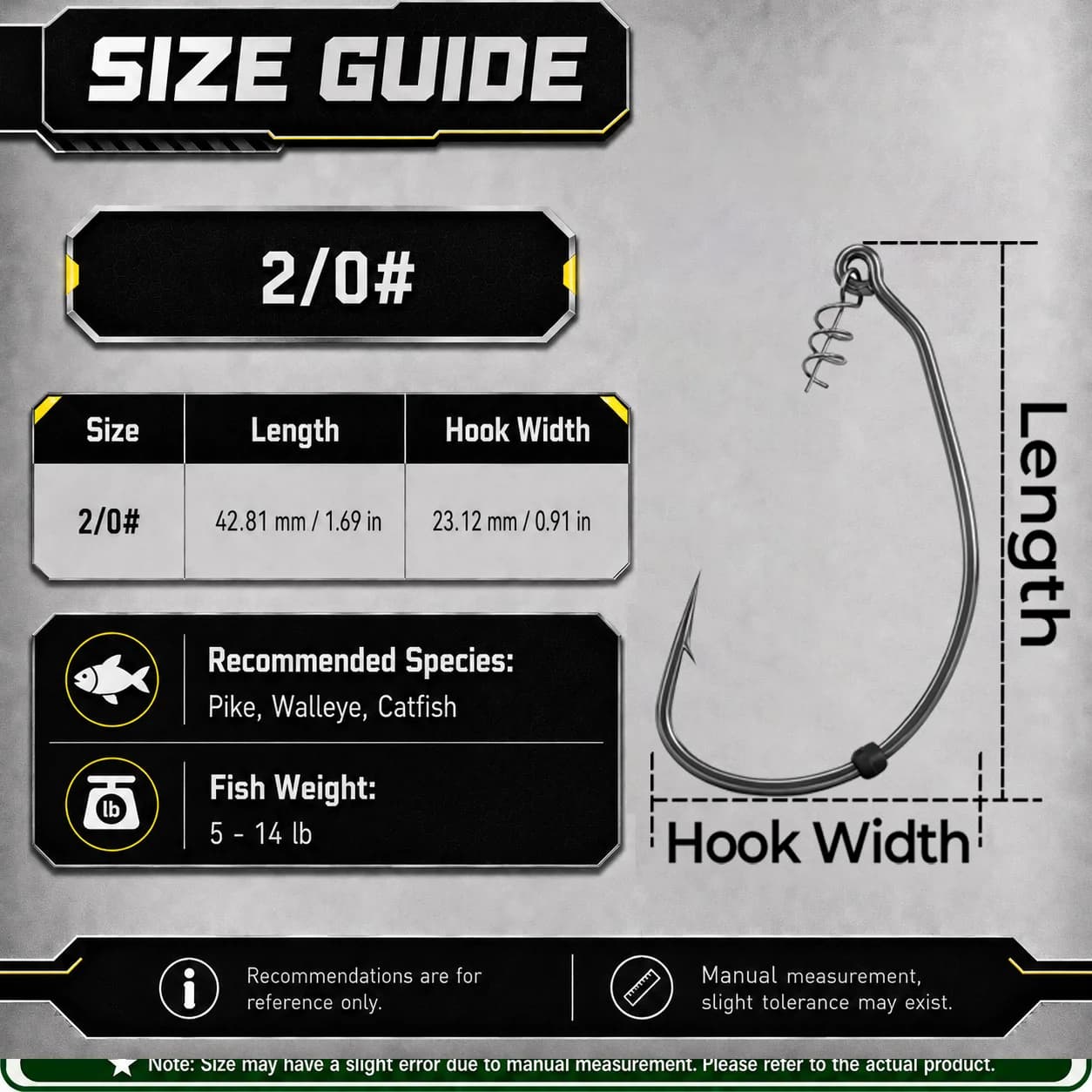 Extra Breed Opening Weedless Swimbait Haak, 25 Stuks